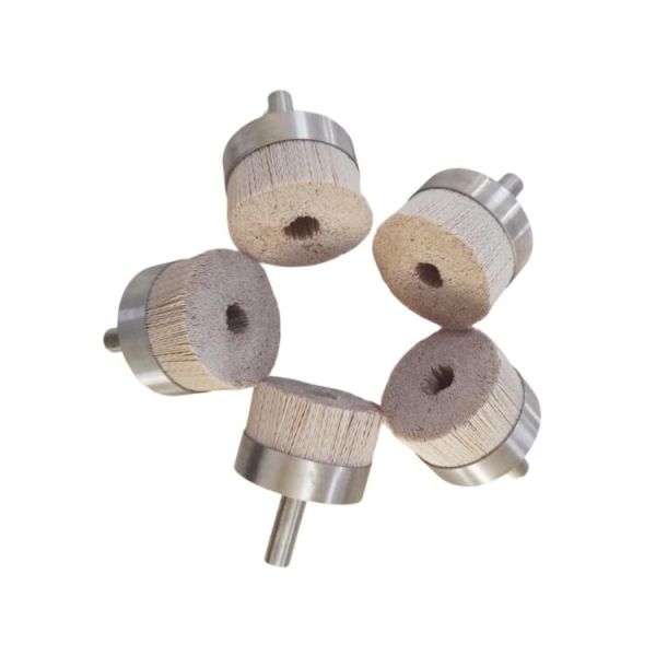 Abrasive Discs Turbine Deburring Brushes with Metal Base and Shank for Metalworking