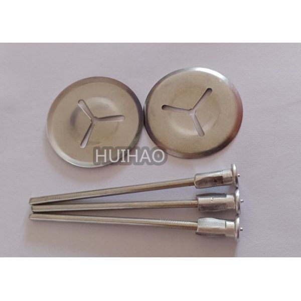 65mm Cd Weld Bimetallic Insulation Pins With Aluminunm Base