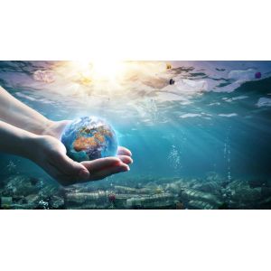 UNIFI YARN OCEAN RECYCLED 240T POLY PONGEE Recycled polyester fabric