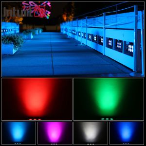 6x5W RGB RGBW Outdoor LED Wall Washer Light IP65 Flood Blinder Strobe