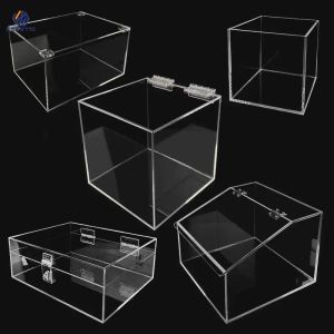 Sleek And Modern Design Clear Acrylic Storage Box for Organization