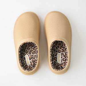 EVA Winter Fur Slippers , Slip Resistant Winter Fur Slippers