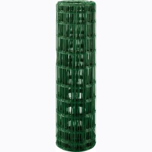 Green PVC Welded Wire Steel Mesh Euro Fence