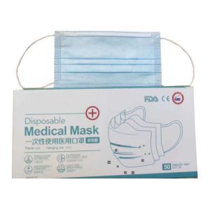 China DISPOSABLE PROTECTIVE SURGICAL MEDICAL 3-PLY FACE MASK ON STOCK on sale