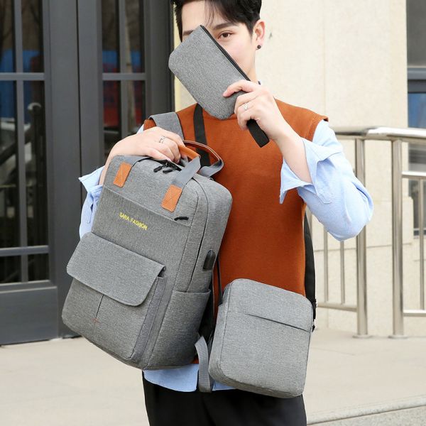 Business Men'S 3 In 1 Laptop Backpack