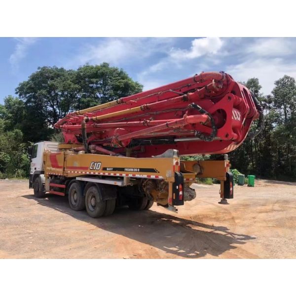 2017 Sy 49m Used Concrete Pump Truck Construction Machine Concrete Boom Pump Mercedes Benz Machine Equipment