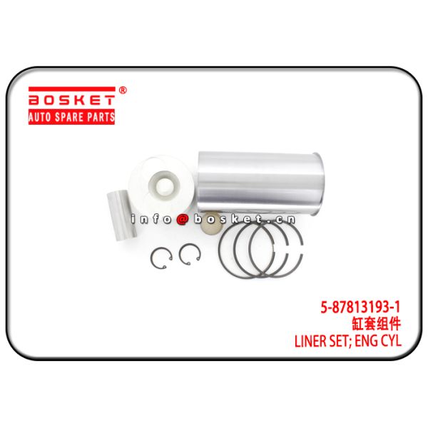 5-87813193-1 5878131931 Engine Cylinder Liner Set For ISUZU 4JB1T 100P NKR