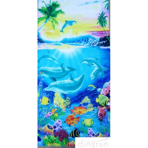 Buy Cotton Custom Printed Beach Towels Dryfast Family Beach Towel for Kids at wholesale prices