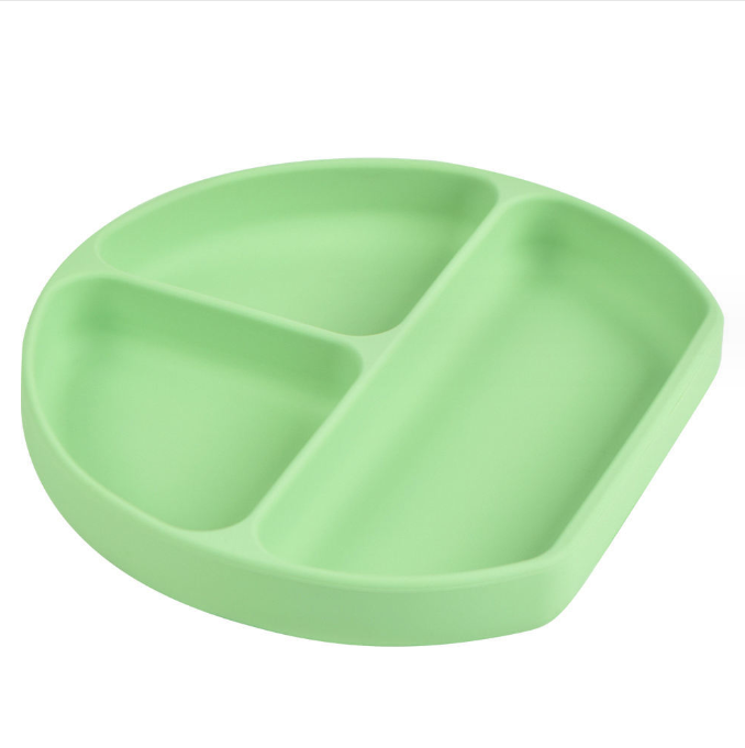 Plate Production Safe and Durable Food Grade Silicone Suction Plate for Baby