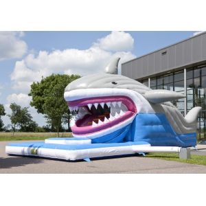 EN14960 Snappy Shark Jumping Castle Inflate Combo Commercial Grade