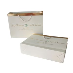 250gsm Matt Coated Paper Carrier Bag Classic High End with Handle