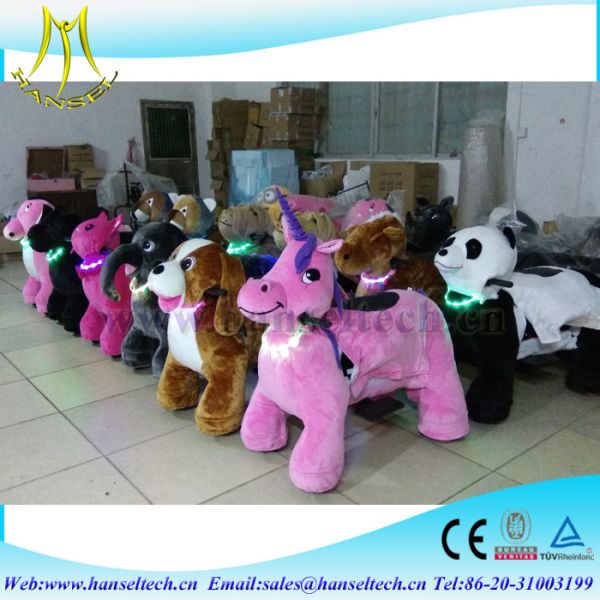 Hansel coin operated Plush Animal Electric Scooter Electric Animal Motorcycle