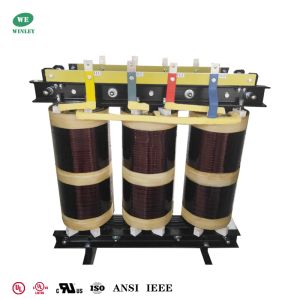 Quality 150kva Three Phase Dry Type Isolation Transformer Step Down 480v To 415v H-class insulation for sale