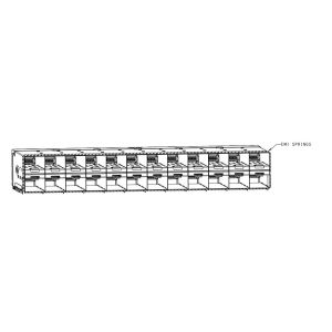 Quality 2288172-6 SFP+ Ganged 2x12 Fiber Optic Transceiver for sale