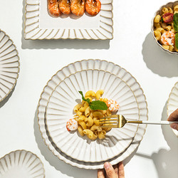 Custom Porcelain Ceramic Plate Set For Restaurant Coffee Shops OEM ODM