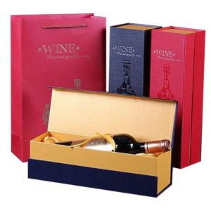 Glossy Lamination Custom Wine Shipping Boxes Eco Friendly Cardboard Clamshell