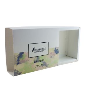 Custom Brown Kraft Paper Drawer Boxes Packaging With PET Window Wholesale