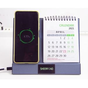Personalised Desk Wireless Charging Calendar Ultraportable Nontoxic
