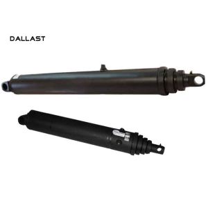 12 Stroke Telescoping Single Acting Dump Trailer Hydraulic Cylinder Ram