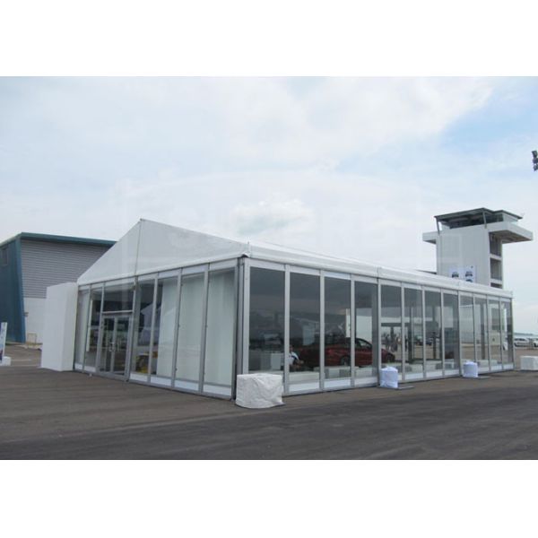 A Frame Aluminum 20x50m Outdoor Exhibition Tents With Glass Wall