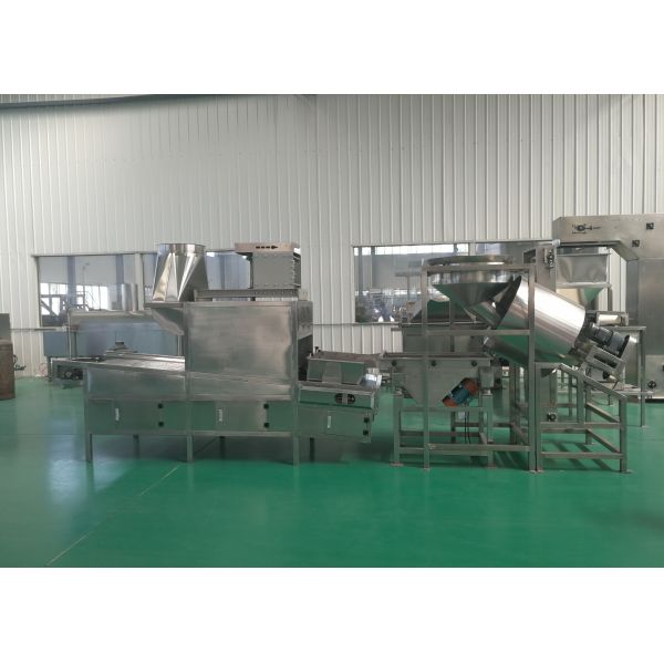 Buy 304 Stainless Steel Peanut Frying Processing Line 500kg/h  1000kg/h Capacity at wholesale prices