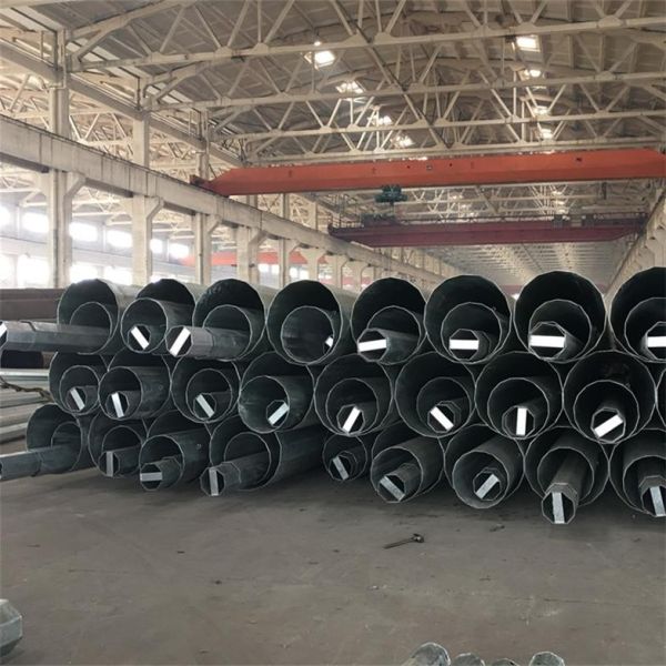 Buy 10KV Polygonal Steel Structures Tubular Pole Transmission Line Poles at wholesale prices