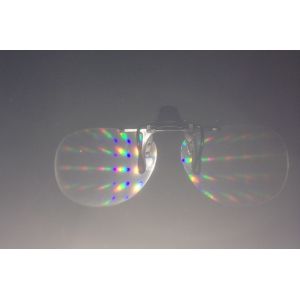 Promotional 3D Fireworks Glasses For Gifts , Girl Hello Kitty Plastic 3D Glasses