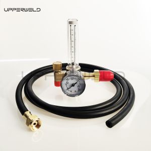 Gold Full Copper Flowmeter for Argon/CO2 MIG TIG Gas Regulator in Welding