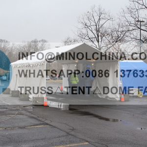 Large Scale Temporary Vaccination Site 1000 Sqm 50m Width