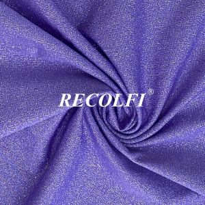 Glitter Ocean Recycled Activewear Knit Fabric High Elastic Gym Suit