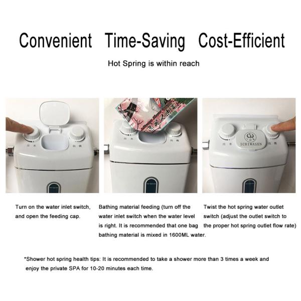 Buy White Plastic Promote Metabolism Spa Shower Units at wholesale prices