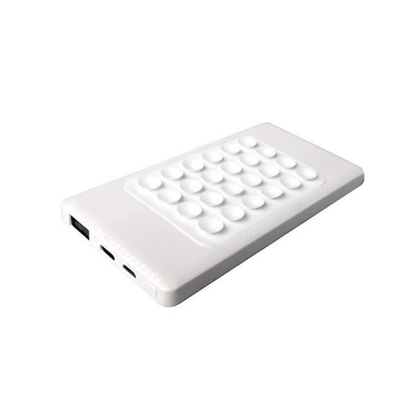 Buy Sucker Wireless Charging Plastic Power Bank 5000mah Capacity Long Lifespan at wholesale prices