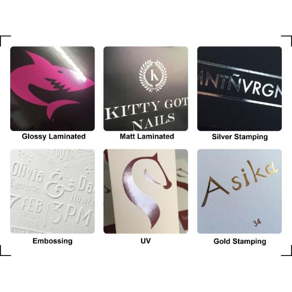 300GSM Kraft Paper Creative Business Cards , Full Colour Personalized Business Cards