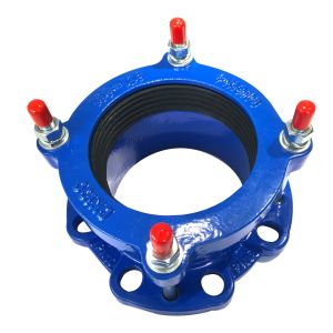 Ductile Iron Flange Adapter Slotted Epoxy HDPE PVC PE DI Pipe Quick Special
