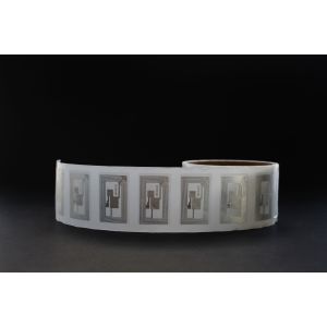 Customized Asset Tracking Tags , MF 1k RFID Chips Rfid Paper Tags 0.3mm