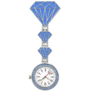 Cute Nurse watch Hard Plastic Cartoon image Nurse Hanging Watch Smiling Face