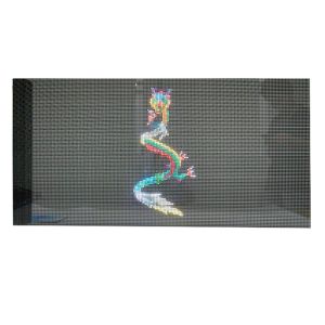 P6.25 Indoor Holographic Transparent LED Display 70% Transparency Art Installati