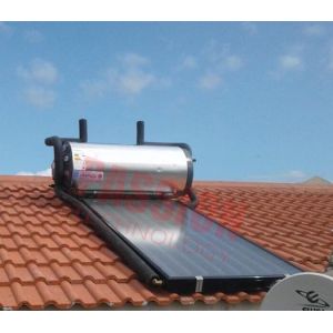 Integrated Pressurized Flat Plate Solar Water Heater Rooftop Collector