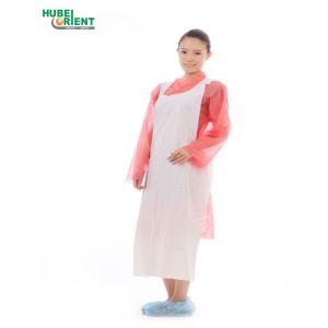 Medical Protective PE Disposable Apron Without Sleeves For Food Processing