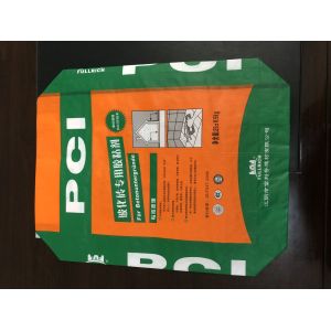 Custom Printed PP Valve Sealed Bags , Recycled Woven Polypropylene Bags