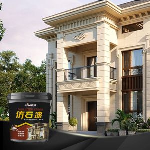 Waterproof Architectural Exterinal Engineering Coatings Granite Stone Finish