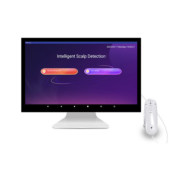 18.5" HD AI Hair Analyzer Machine Android 10 With Microscopic Scanning Hair