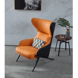 Luxury Modern Fabric Leather Leisure Chair Designer Living Room Confoetable