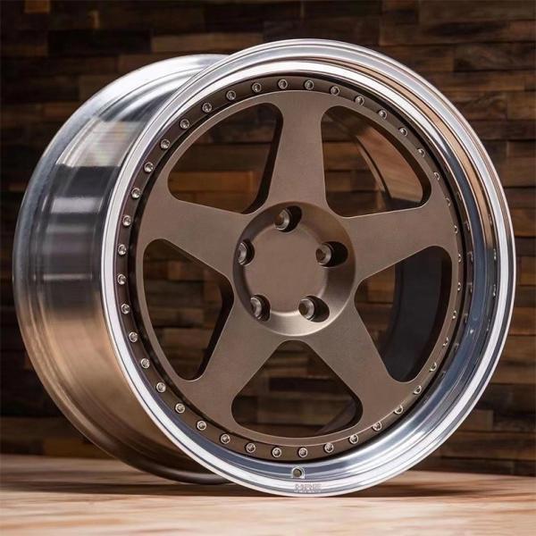 19''20''21''22''forged concave wheels For BMW Benz 2piece wheel silvery bronze painting polish