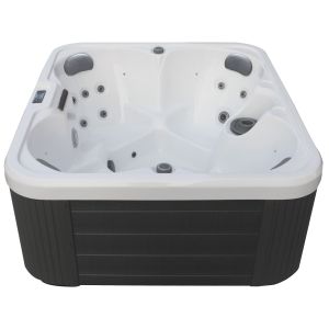 4 Person Acrylic Hot Tub Outdoor Hydrotherapy Massage Bathtub Spa 3KW