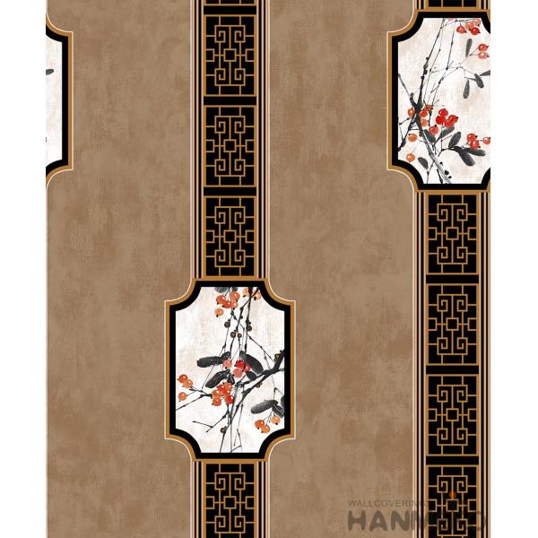 Study Room Decorative Wallcovering Chinese Factory Nature Suede Wallpaper 0.53*10M