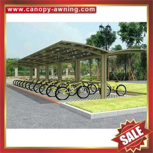 Quality outdoor aluminum alu polycarbonate pc carport parking car shed bike bicycle motorcycle shelter canopy cover for sale for sale