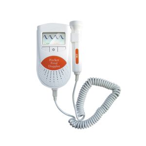 DC 3.0 V Continuous wave Pocket Fetal Doppler Without Display For Home Use
