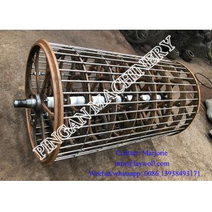 5000mm Face Dia 1500mm 304SS Paper Mill Cylinder Mould