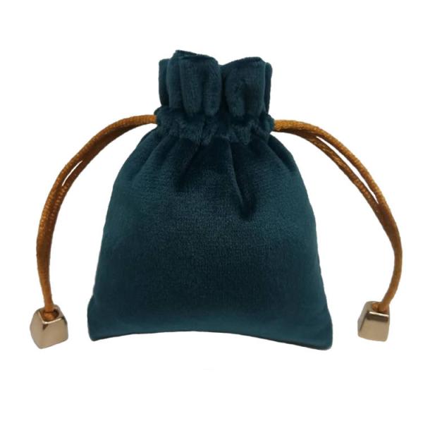 Buy Silver Stamping Fabric Drawstring Gift Bags Jewelry Srorage 13x18cm at wholesale prices